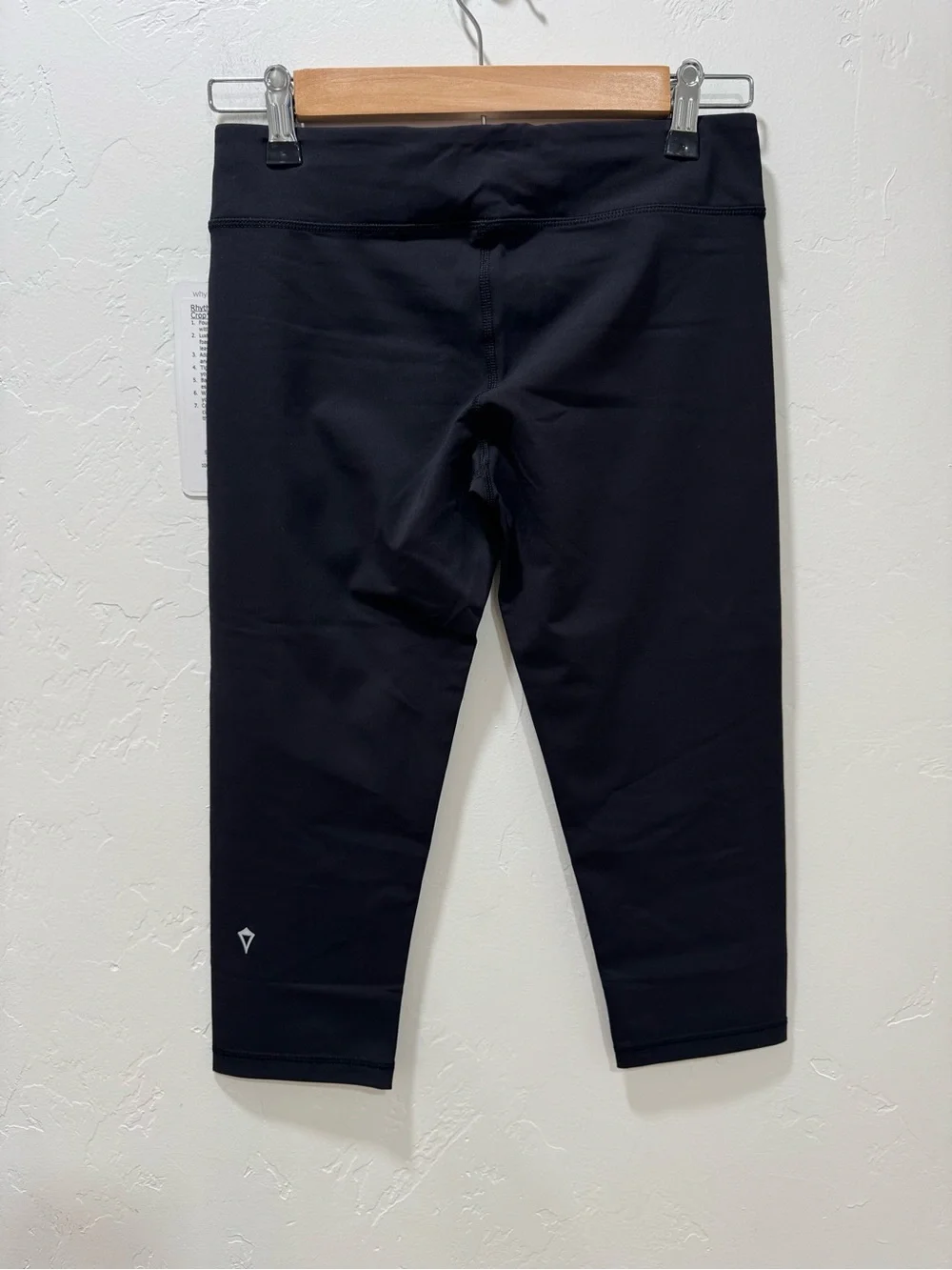NWT Ivivva by Lululemon Kids Girls 14 Rhythmic Crop Pant *Luxtreme Black